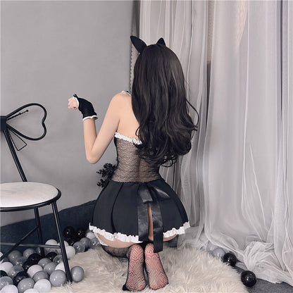 Cosplay系列|蕾丝猫女郎套装
