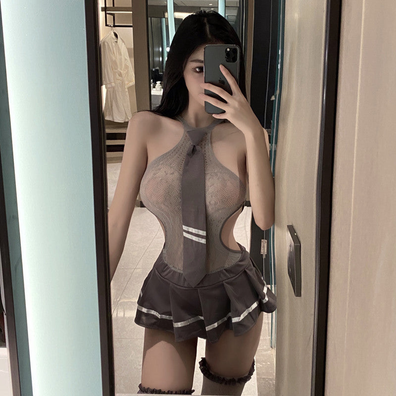 小胸勿拍|学妹风性感套装