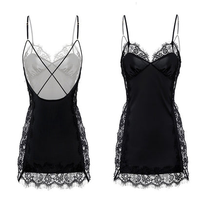 吊带蕾丝冰感睡裙
